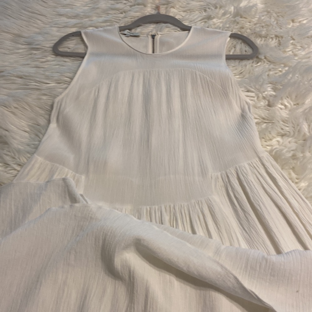 VINCE Dress Maxi size M white color length 50” bust 32” perfect for summer - Picture 16 of 16